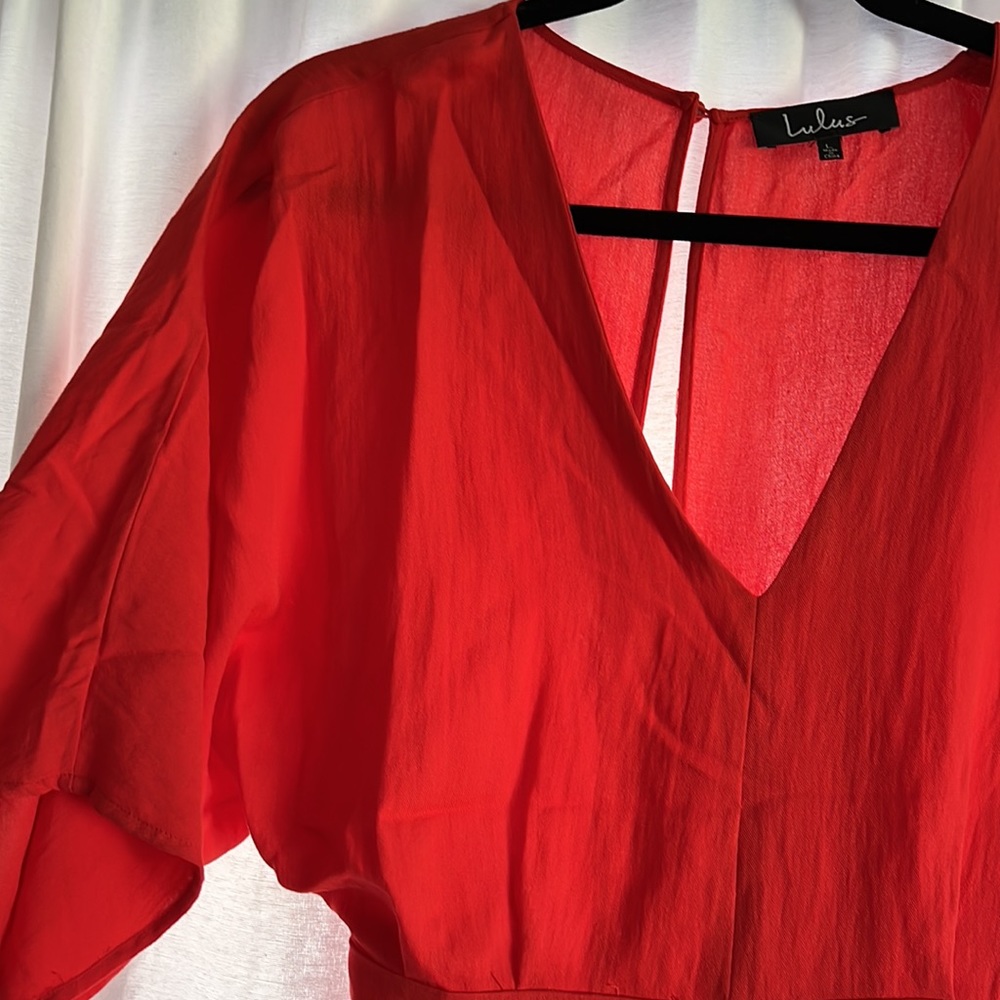 Lulus Red Romper - Picture 3 of 4